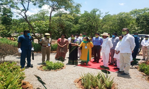 Honorable CM TkHH2020 Narsapur Forest Visit