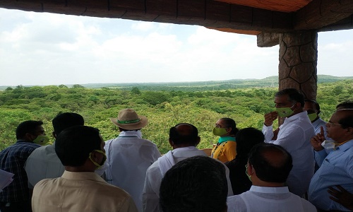 Honorable CM TkHH2020 Narsapur Forest Visit
